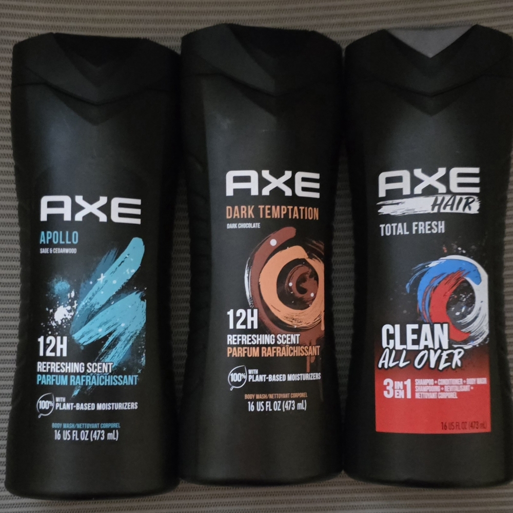 (3) Axe Body Wash